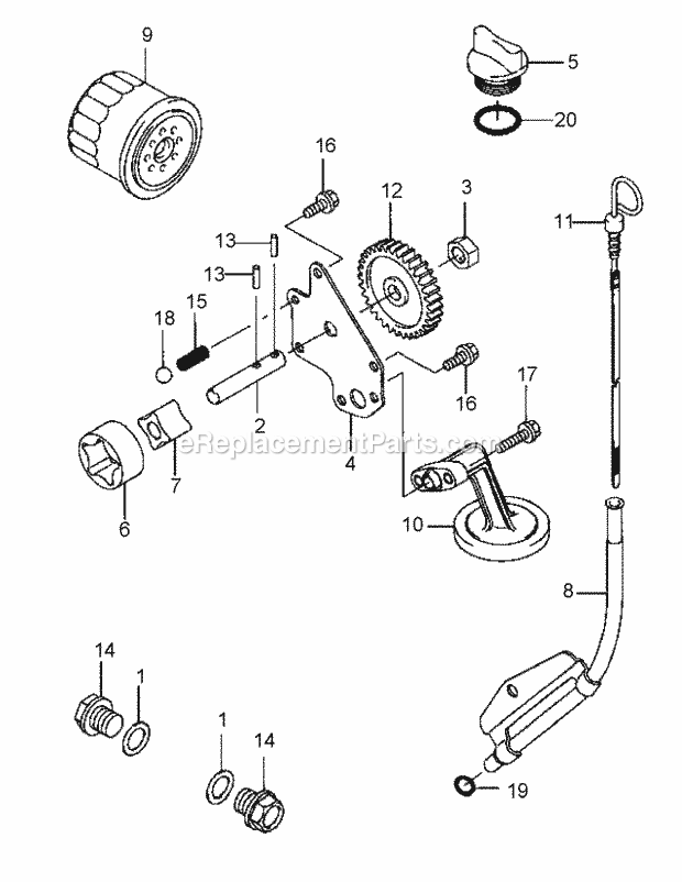 Fd791d-As05 Lubrication-Equipment Diagram and Parts List for M72-KW 53BB5GFZ750 Cub Cadet Sprayer